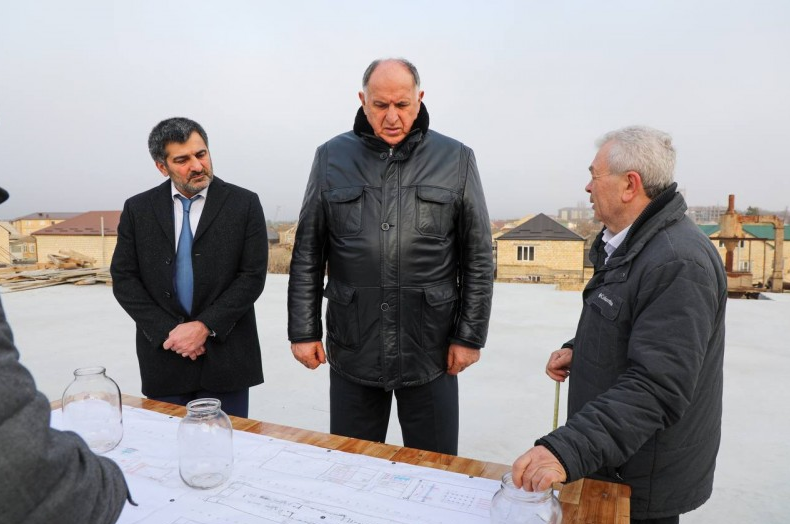 Гаджи Султанов принял участие в рабочей поездке премьер-министра республики в г. Дагестанские Огни