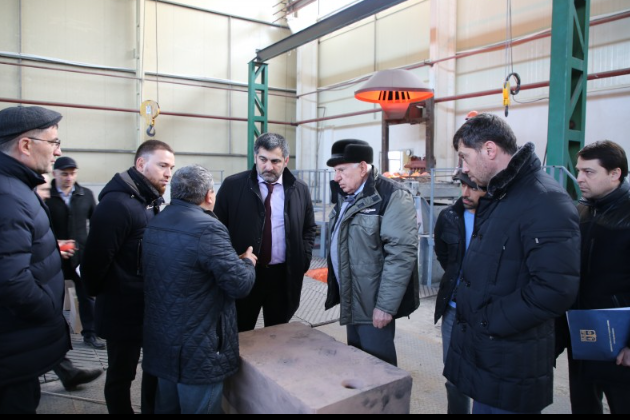 Гаджи Султанов посетил инвестплощадки ТОСЭР «Каспийск» и встретился с действующими резидентами