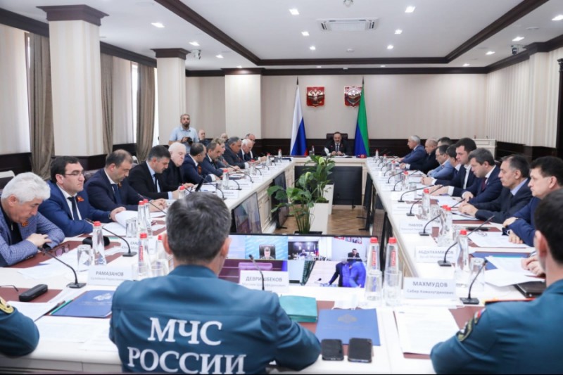 Арсен Рустамов принял участие в заседании Комиссии при Главе РД по предупреждению и ликвидации чрезвычайных ситуаций