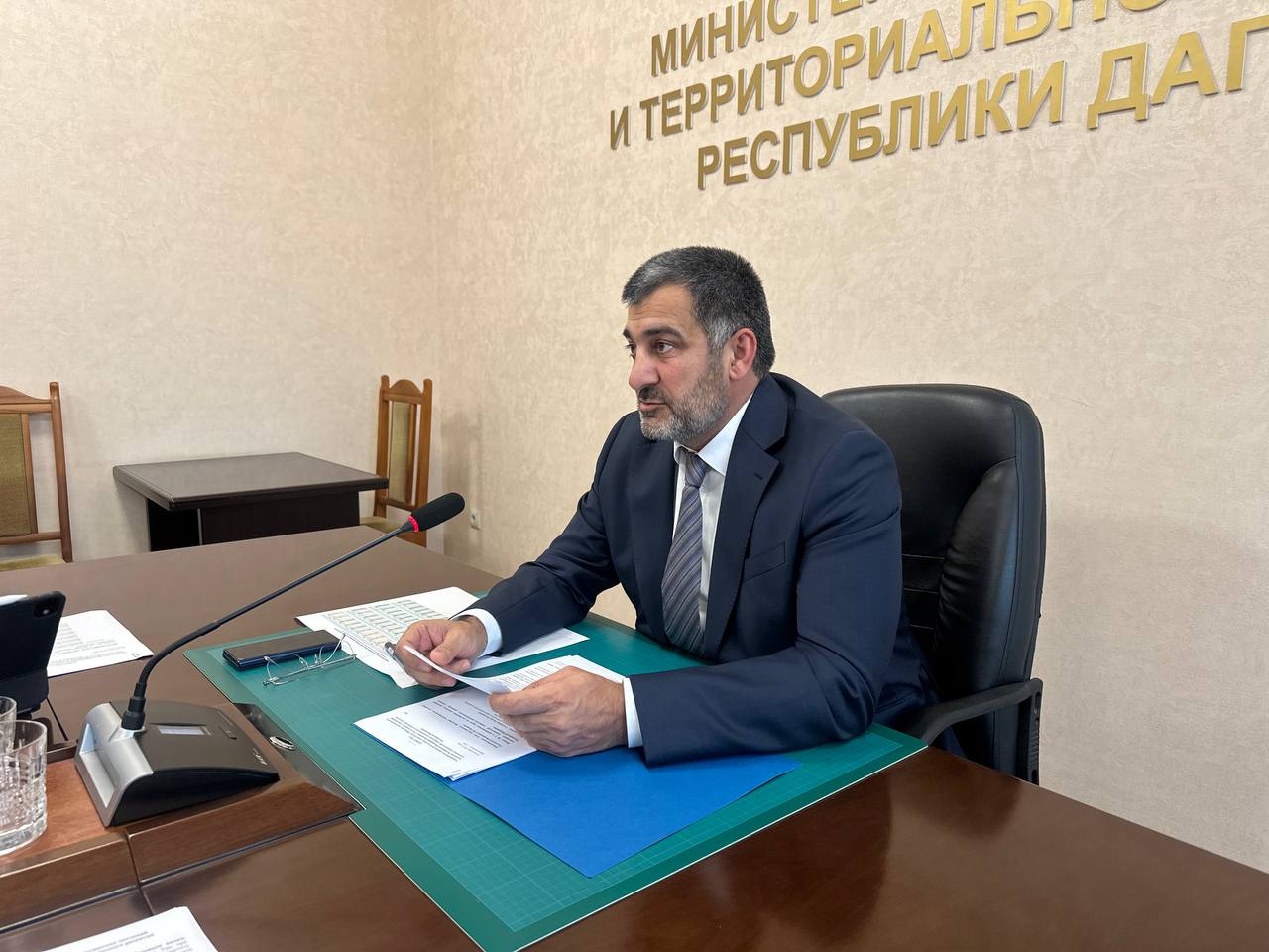 Гаджи Султанов доложил о ходе выполнения ключевых показателей социально-экономического развития Дагестана на федеральном совещании