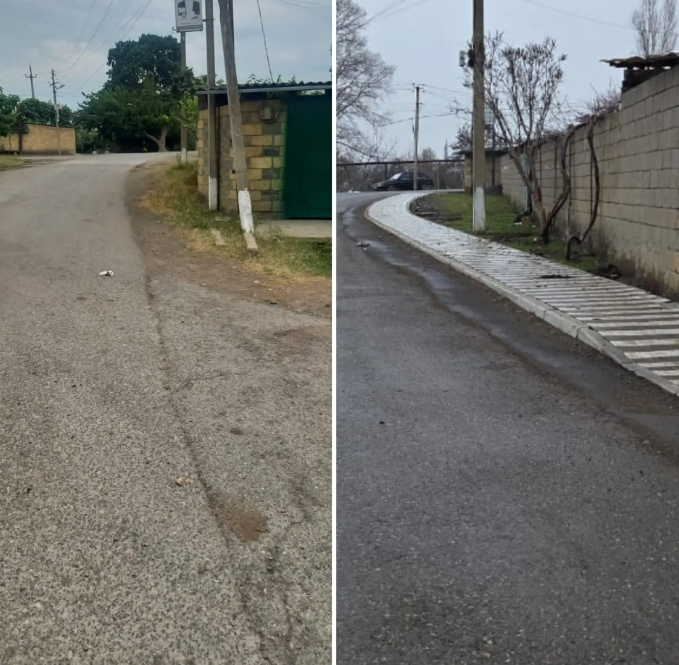 В Магарамкентском районе благодаря проекту «Местные инициативы» преобразилась улица