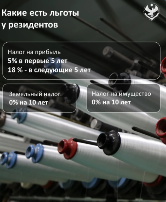 О налоговых преференциях для инвесторов в ТОР «Каспийск» и «Дагестанские Огни»